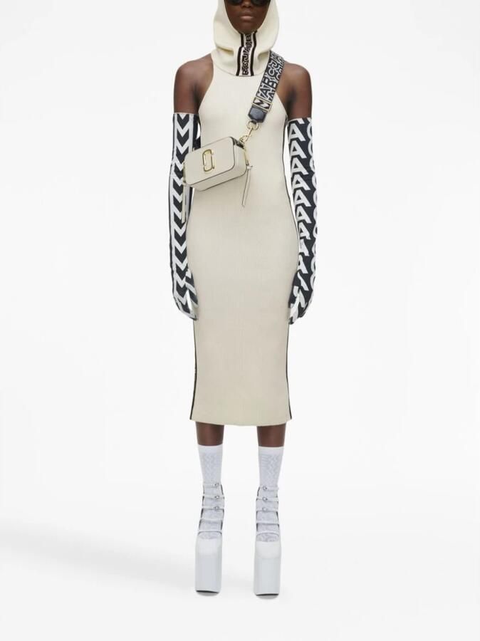 Marc Jacobs The Snapshot Cloud White Multi Leren Tas Beige Dames - Foto 3