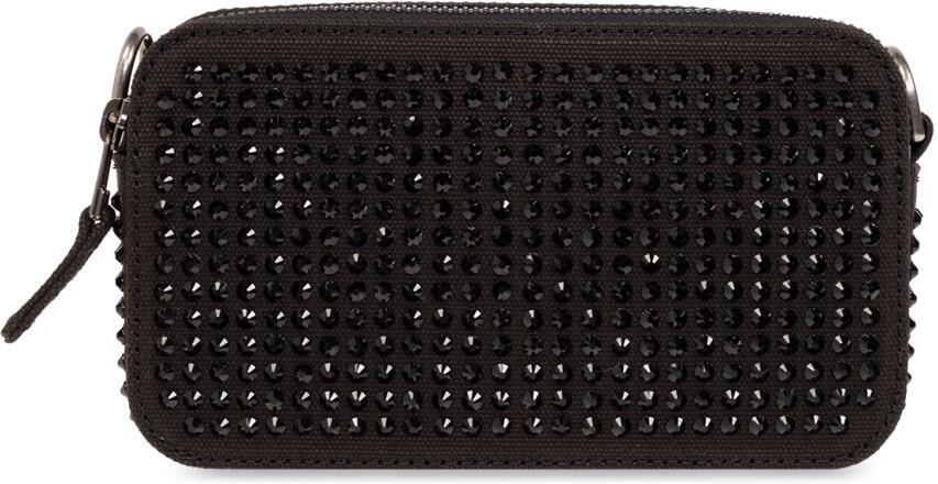 Marc Jacobs Kristal Canvas Snapshot Crossbody Tas Black Dames - Foto 9