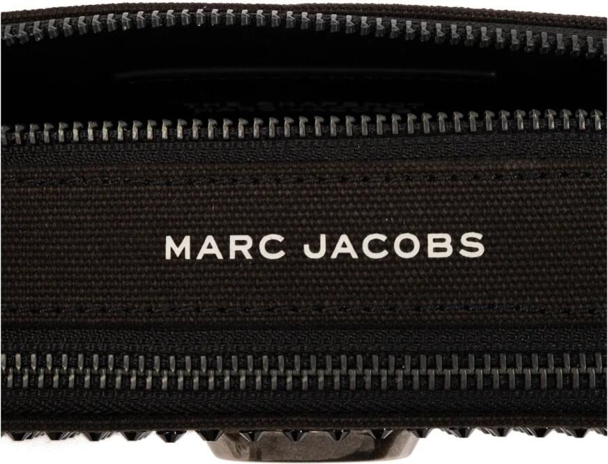 Marc Jacobs Kristal Canvas Snapshot Crossbody Tas Black Dames - Foto 4