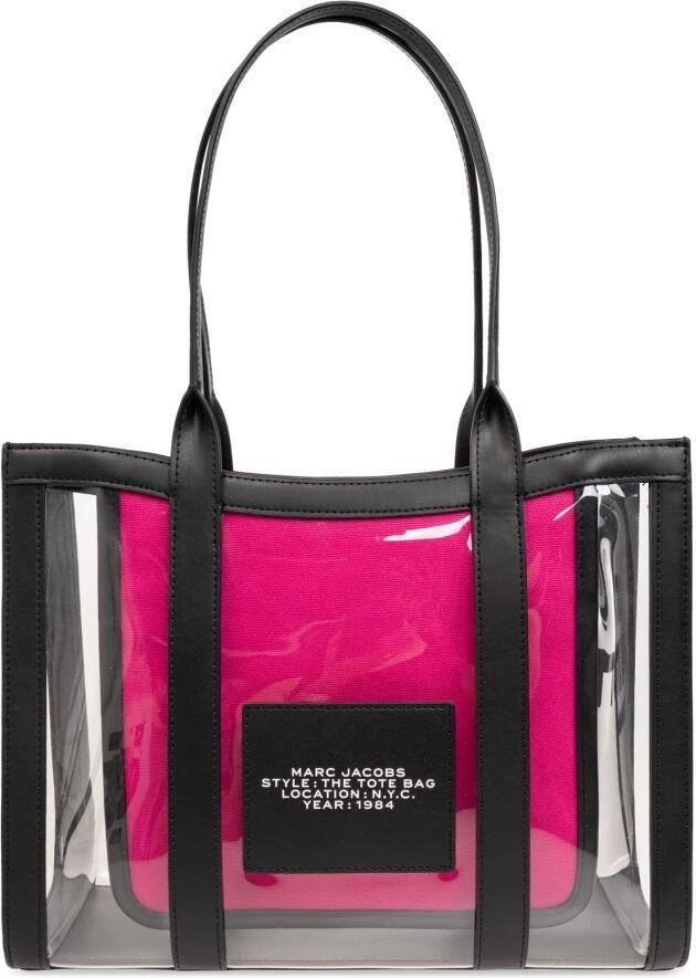 Marc Jacobs Transparante Tote Tas met Logo Reliëf Multicolor Dames - Foto 2