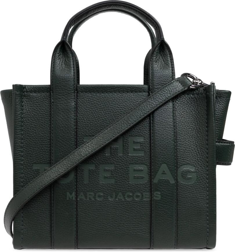 Marc Jacobs Shoppers & Totes The Small Leather Tote Bag in groen