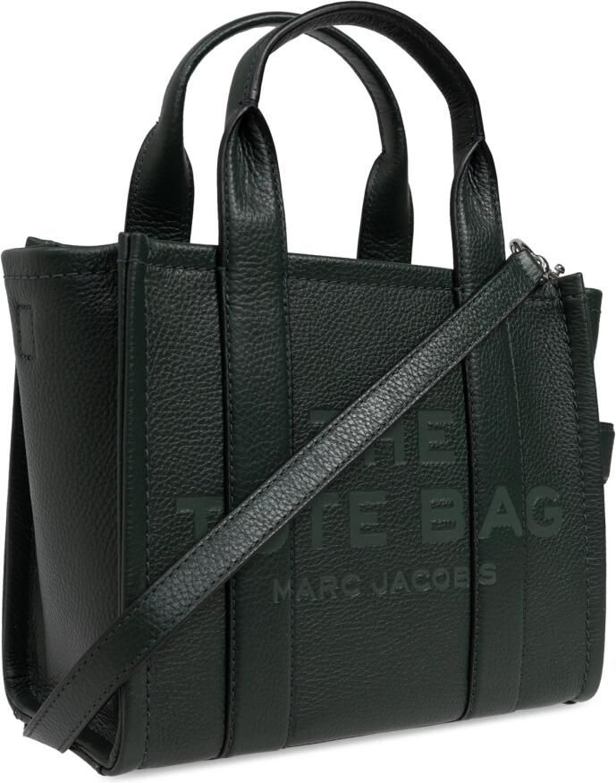 Marc Jacobs Shoppers & Totes The Small Leather Tote Bag in groen - Foto 3