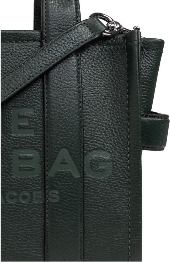 Marc Jacobs Shoppers & Totes The Small Leather Tote Bag in groen - Foto 6