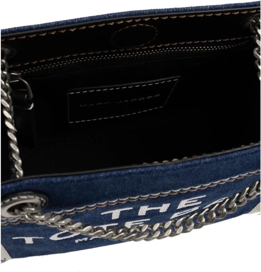 Marc Jacobs Denim Chain Crossbody Tote Tas Blue Dames - Foto 2