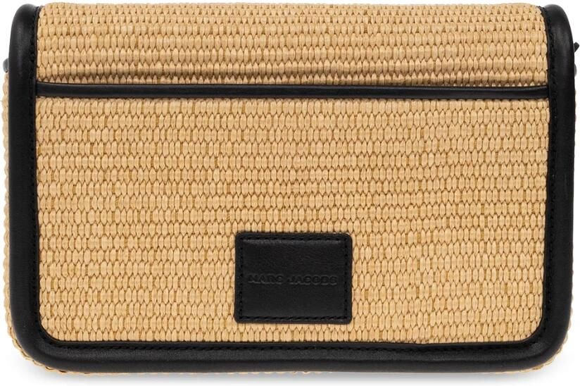 Marc Jacobs Natuurlijke kleur schoudertas met geweven textuur en leren accenten Beige Unisex - Foto 5