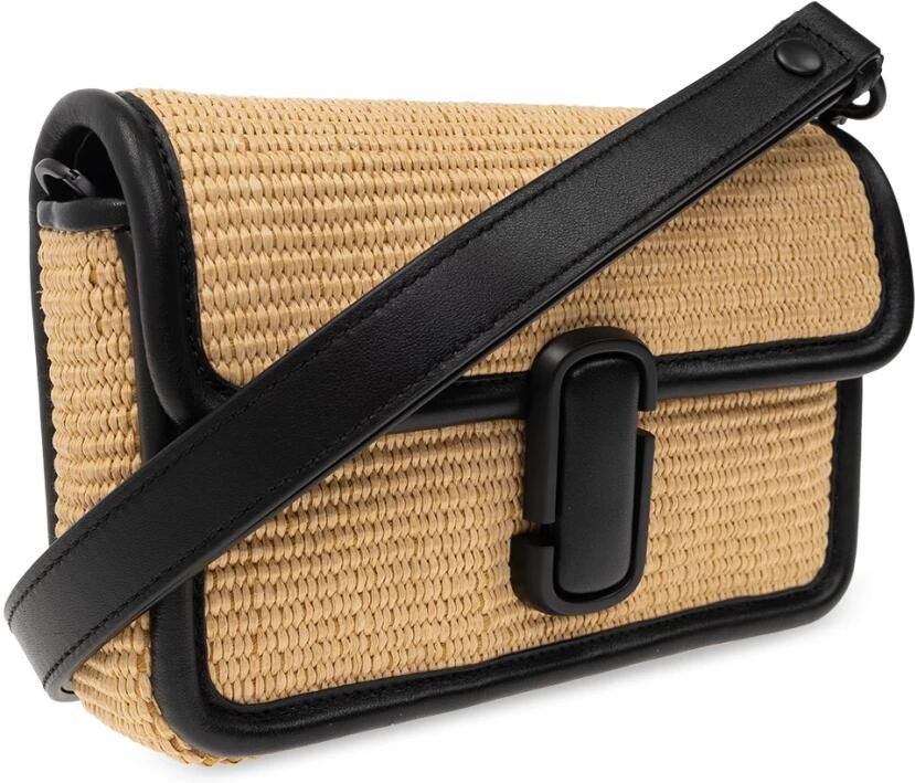 Marc Jacobs Natuurlijke kleur schoudertas met geweven textuur en leren accenten Beige Unisex - Foto 2