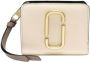 Marc Jacobs Mini Compact Portemonnee voor Vrouwen Wit Dames - Thumbnail 1