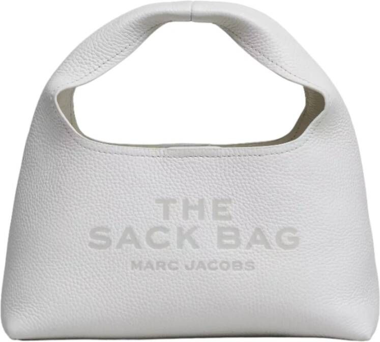 Marc Jacobs Miniature Sack Bag in wit leer White Dames
