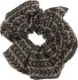 Marc Jacobs Monogram Jacquard Oversized Scrunchie Zwart Dames - Thumbnail 3