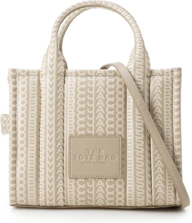 Marc Jacobs Pinaforemetal Handtas Stijlvol en Uniek Beige Dames