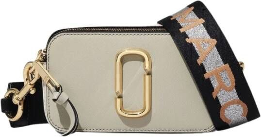 Marc Jacobs Crossbody bags The Logo Strap Snapshot Small Camera Bag Leather in beige