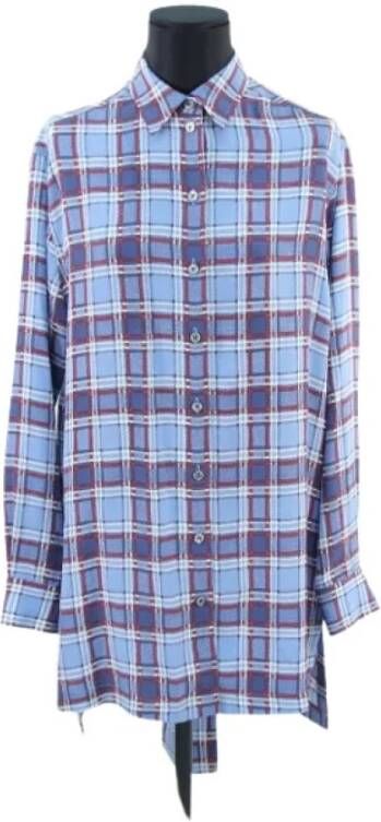 Marc Jacobs Pre-owned Blue Silk Marc Jacobs -jurk Blauw Dames