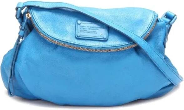 Marc Jacobs Pre-owned Leather crossbody-bags Blauw Dames