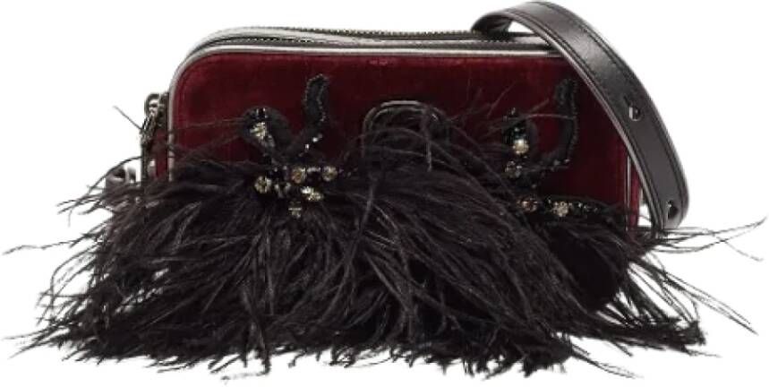 Marc Jacobs Pre-owned Leather crossbody-bags Rood Dames