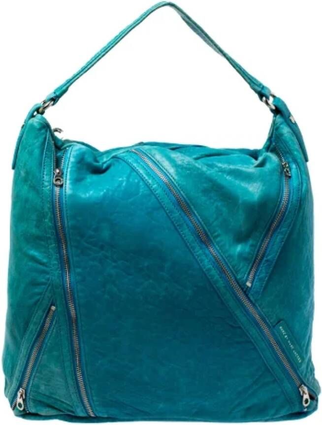 Marc Jacobs Pre-owned Leather handbags Blauw Dames