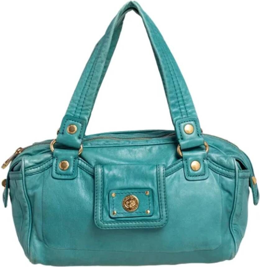 Marc Jacobs Pre-owned Leather handbags Groen Dames