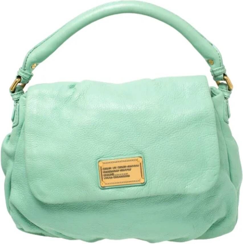Marc Jacobs Pre-owned Leather handbags Groen Dames