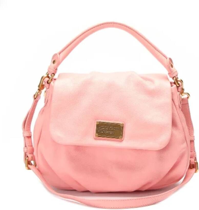 Marc Jacobs Pre-owned Leather handbags Roze Dames