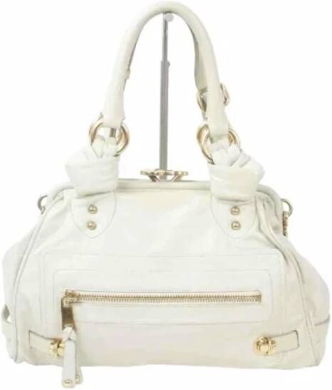 Marc Jacobs Pre-owned Leather handbags White Dames