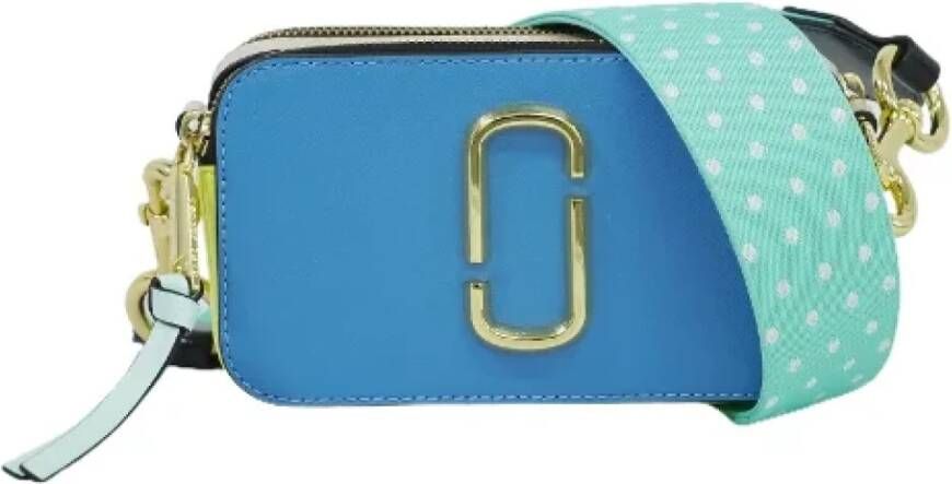Marc Jacobs Pre-owned Leather shoulder-bags Blauw Dames