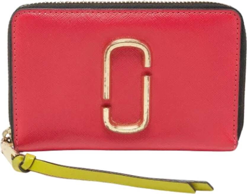 Marc Jacobs Pre-owned Leather wallets Roze Dames