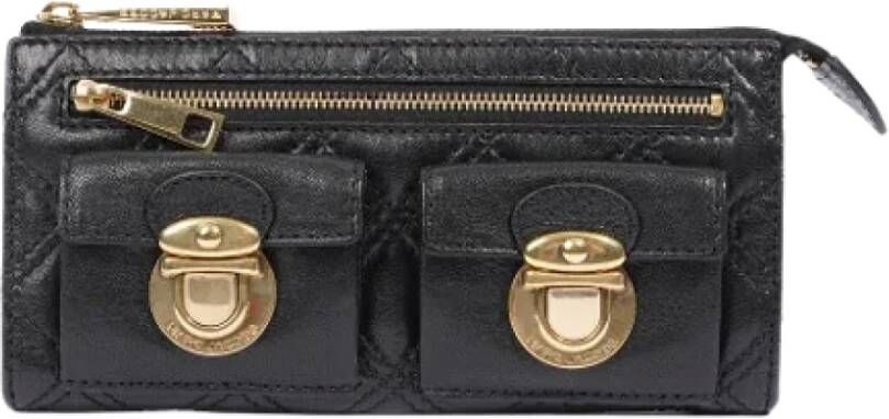 Marc Jacobs Pre-owned Leather wallets Zwart Dames