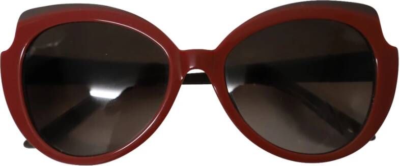 Marc Jacobs Pre-owned Marc by Marc Jacobs Oversized Sunglasses in Red Acetate Rood Dames