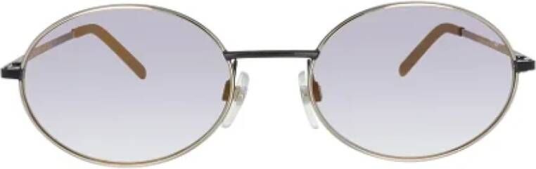 Marc Jacobs Pre-owned Metal sunglasses Blauw Dames