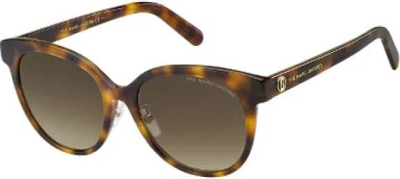 Marc Jacobs Pre-owned Plastic sunglasses Bruin Dames