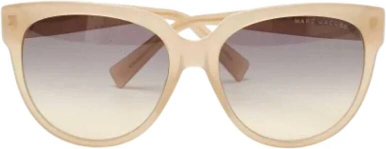 Marc Jacobs Pre-owned Acetate sunglasses Beige Dames