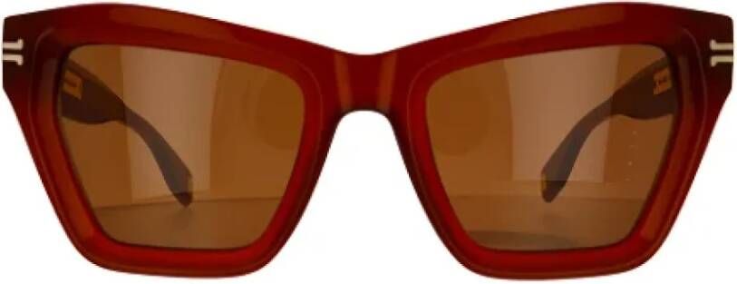 Marc Jacobs Pre-owned Pre-owned Acetate sunglasses Bruin Dames