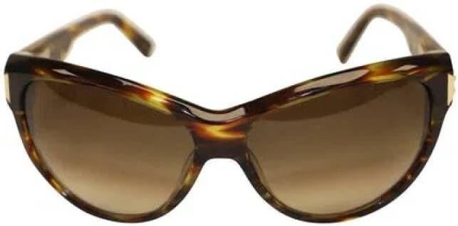 Marc Jacobs Pre-owned Acetate sunglasses Bruin Dames