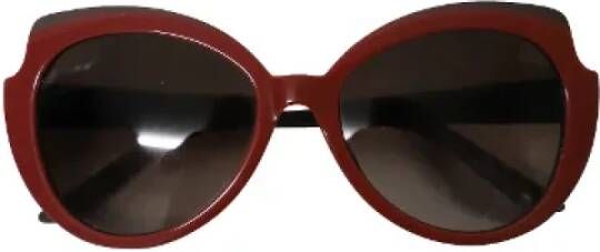 Marc Jacobs Pre-owned Acetate sunglasses Rood Dames