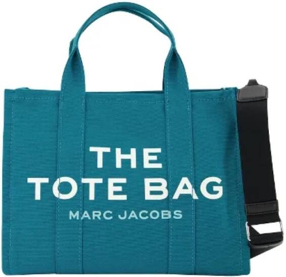 Marc Jacobs Pre-owned Pre-owned Cotton handbags Blauw Dames