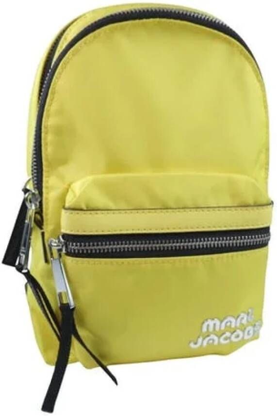 Marc Jacobs Pre-owned Fabric backpacks Yellow Unisex