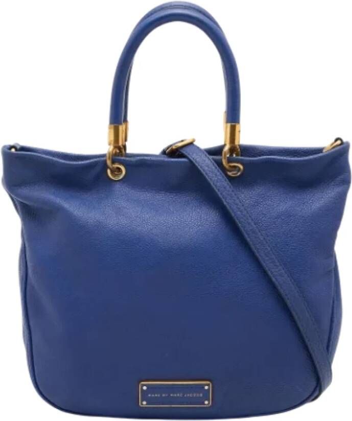 Marc Jacobs Pre-owned Leather handbags Blauw Dames