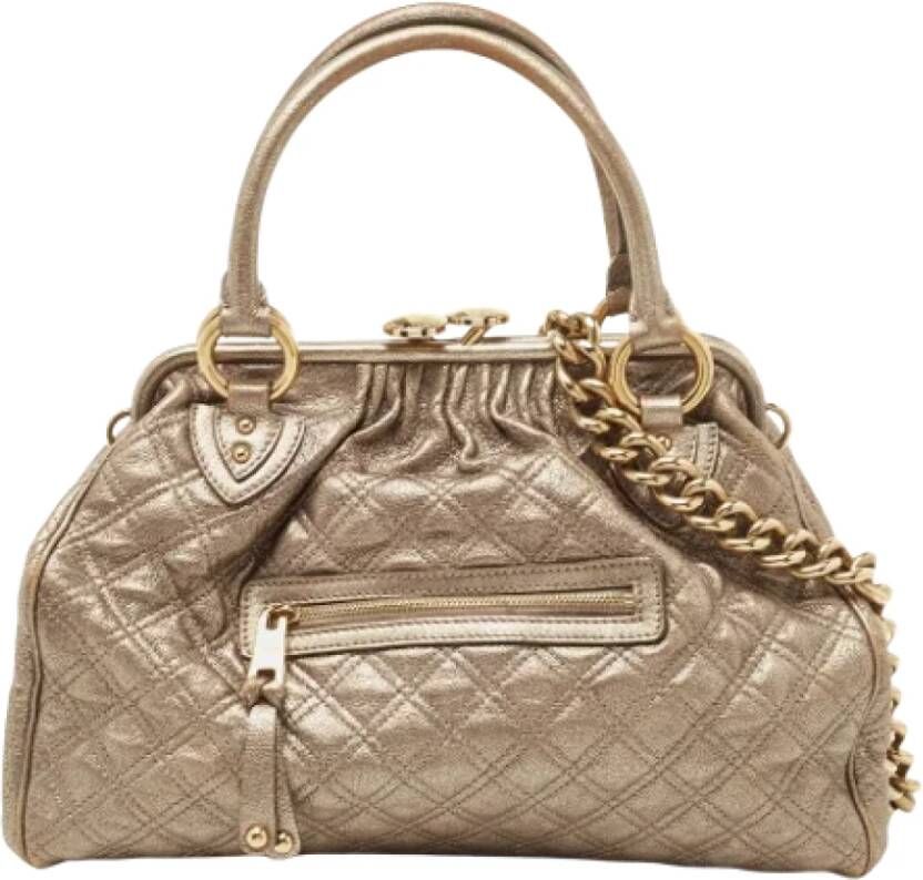Marc Jacobs Pre-owned Leather handbags Grijs Dames