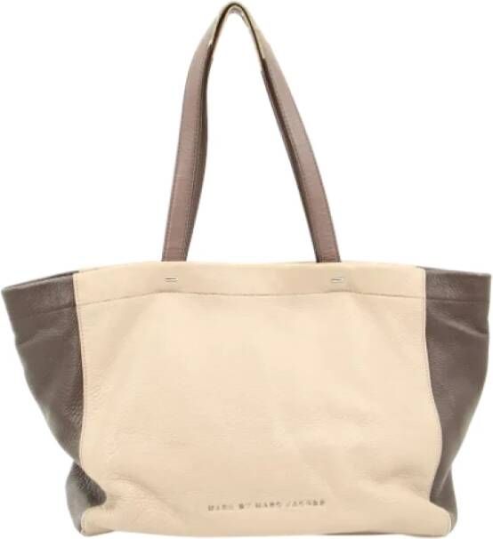 Marc Jacobs Pre-owned Pre-owned Leather shoulder-bags Beige Dames