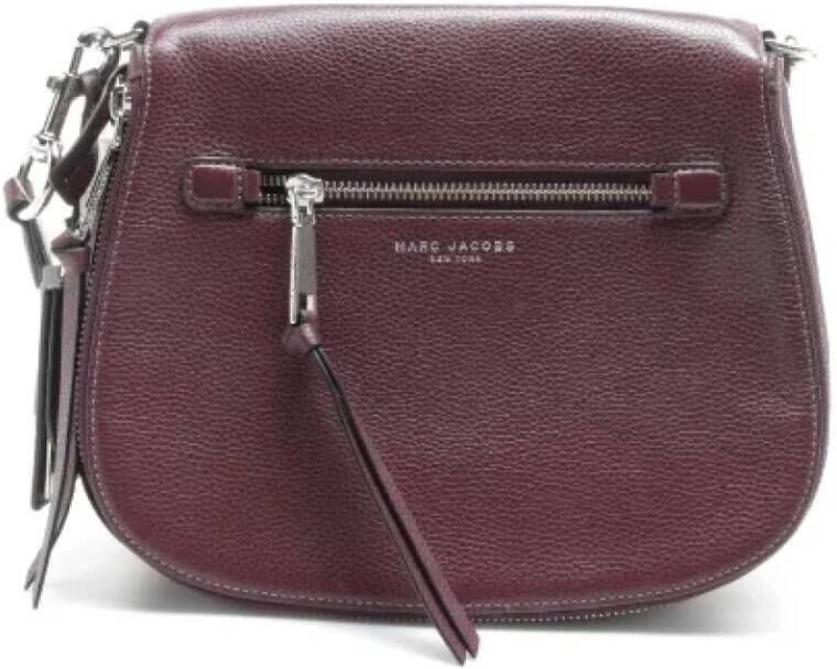 Marc Jacobs Pre-owned Leather shoulder-bags Paars Dames