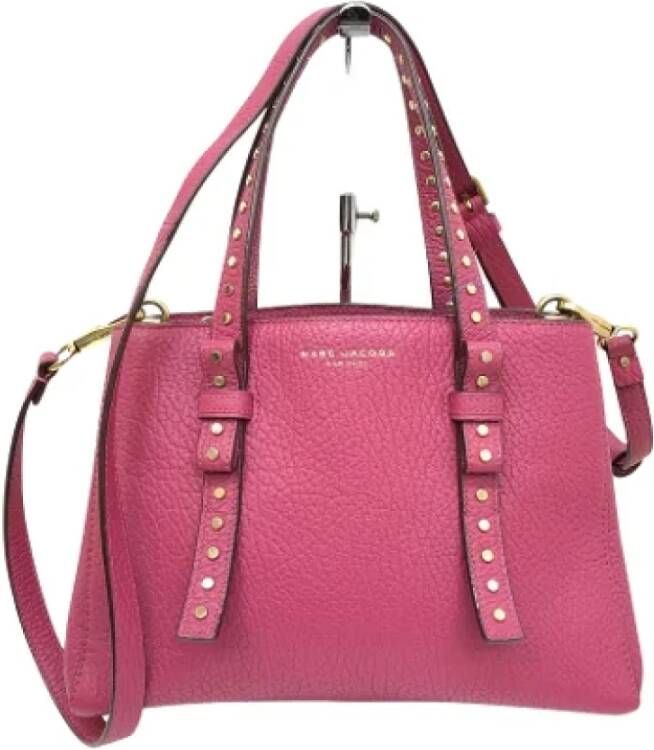 Marc Jacobs Pre-owned Leather shoulder-bags Roze Dames
