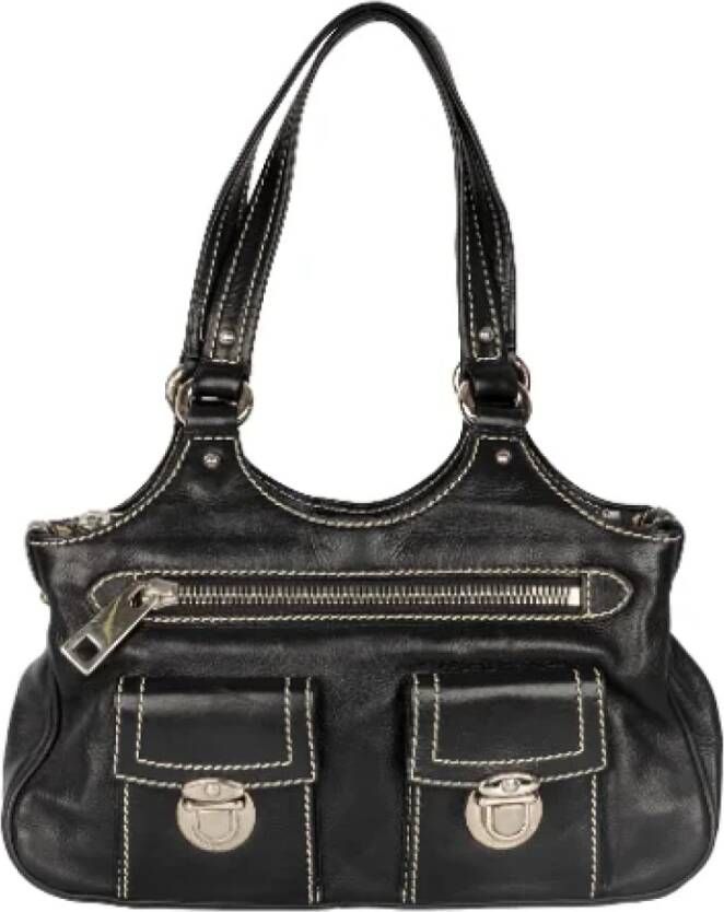 Marc Jacobs Pre-owned Leather shoulder-bags Zwart Dames