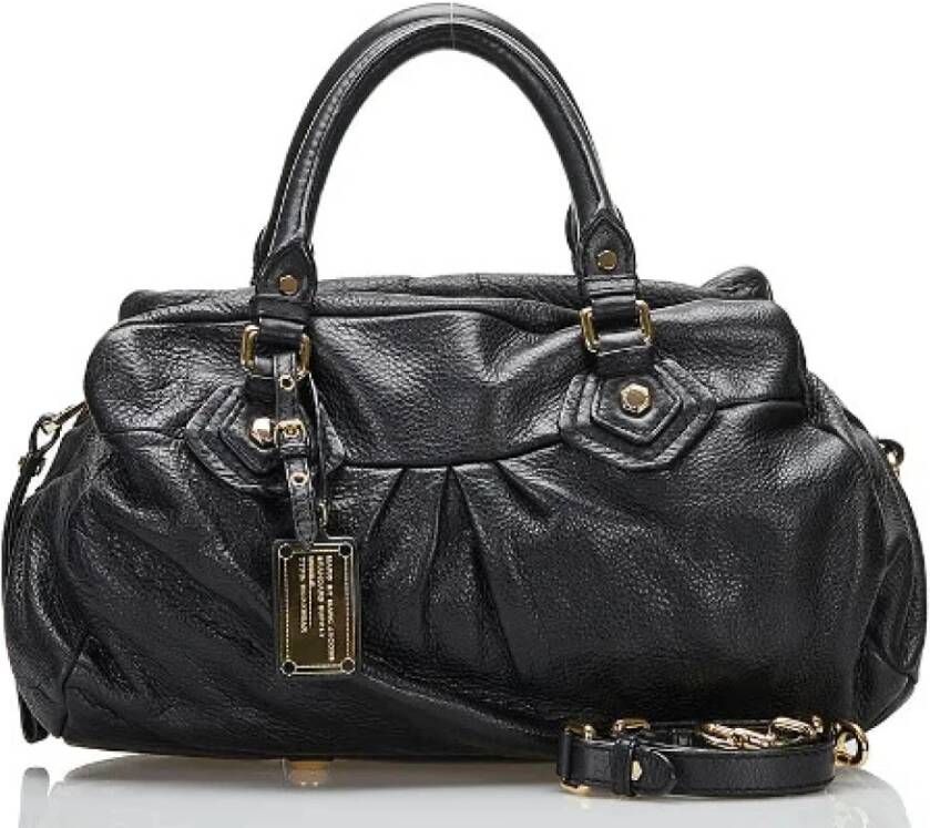 Marc Jacobs Pre-owned Pre-owned Leather travel-bags Zwart Dames