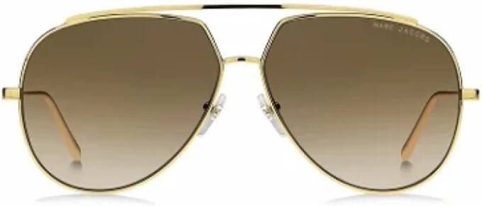 Marc Jacobs Pre-owned Pre-owned Metal sunglasses Geel Dames