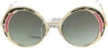 Marc Jacobs Pre-owned Metal sunglasses Grijs Dames