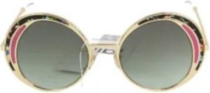 Marc Jacobs Pre-owned Pre-owned Metal sunglasses Grijs Dames