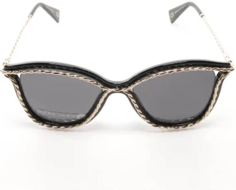 Marc Jacobs Pre-owned Pre-owned Plastic sunglasses Zwart Dames