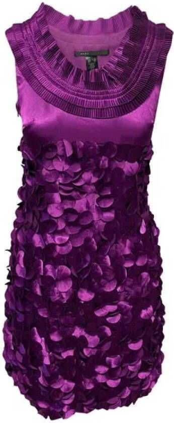 Marc Jacobs Pre-owned Silk dresses Purple Dames