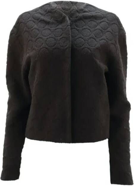 Marc Jacobs Pre-owned Wool outerwear Zwart Dames