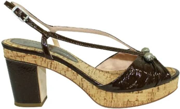 Marc Jacobs Pre-owned Sandalen Bruin Dames