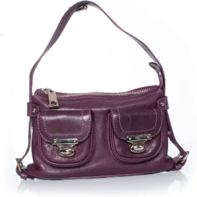 Marc Jacobs Pre-owned Shoulder Bags Purple Dames